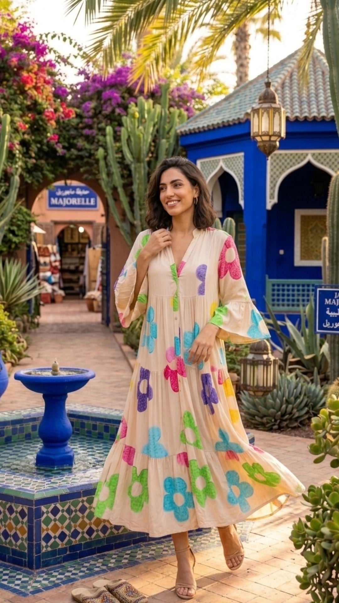 Flowers Maxi Dress
