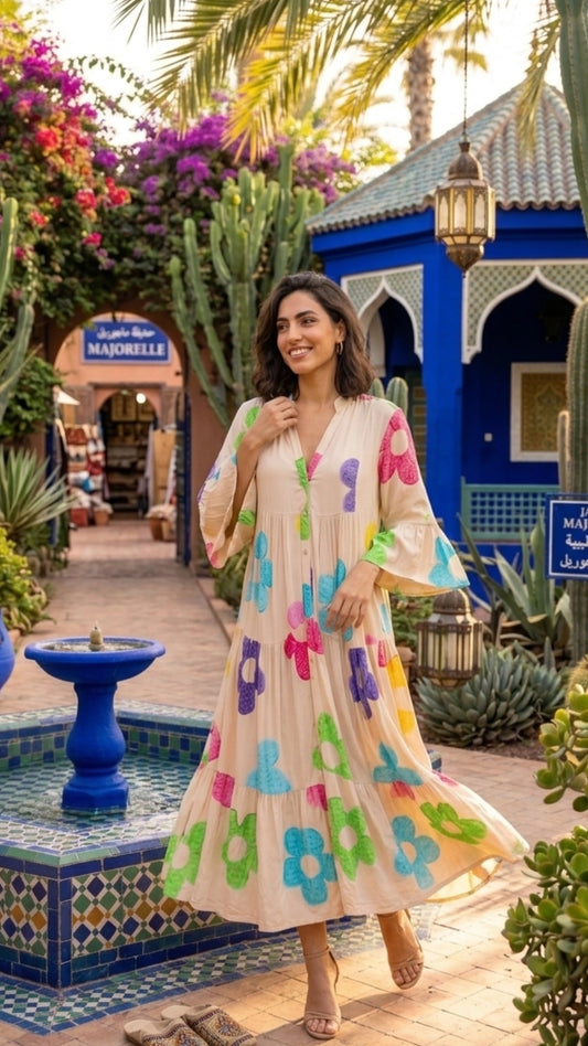 Flowers Maxi Dress