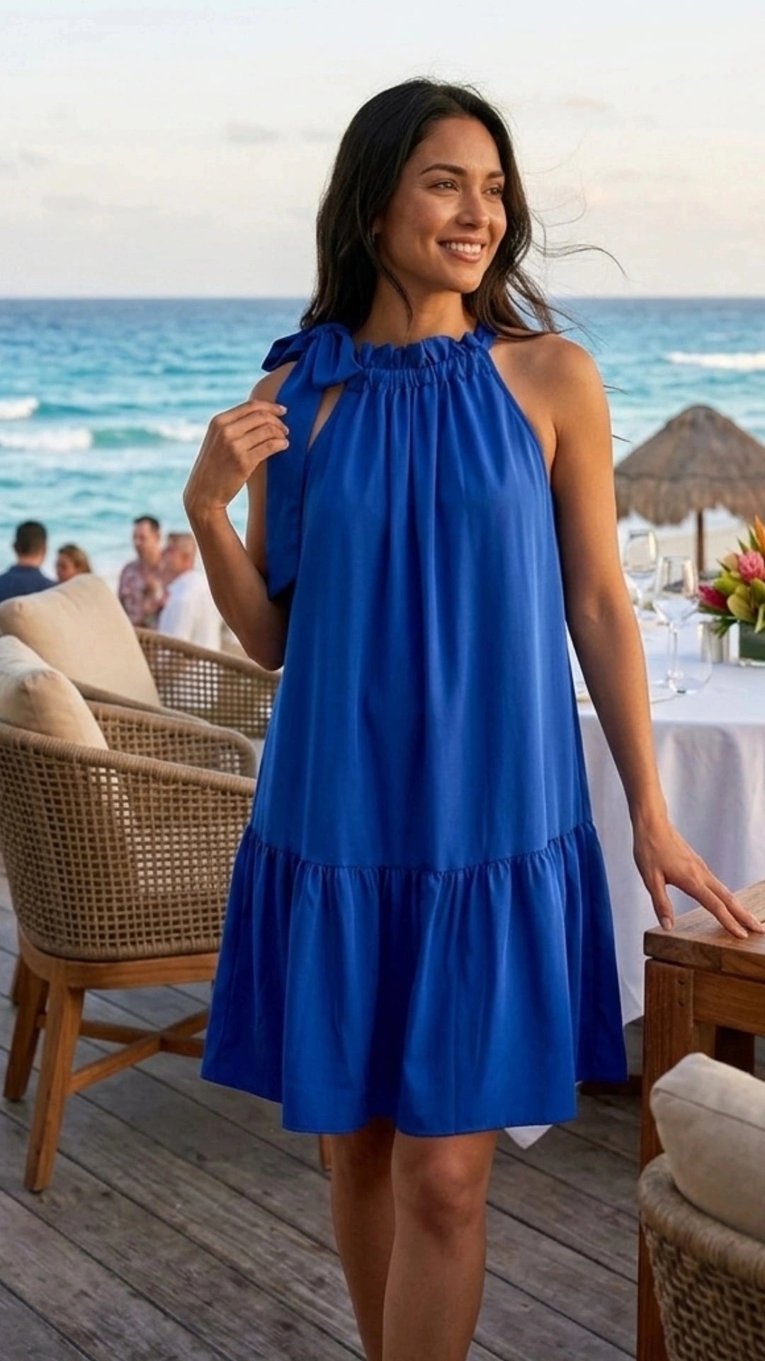 Abigail Silk Midi Dress