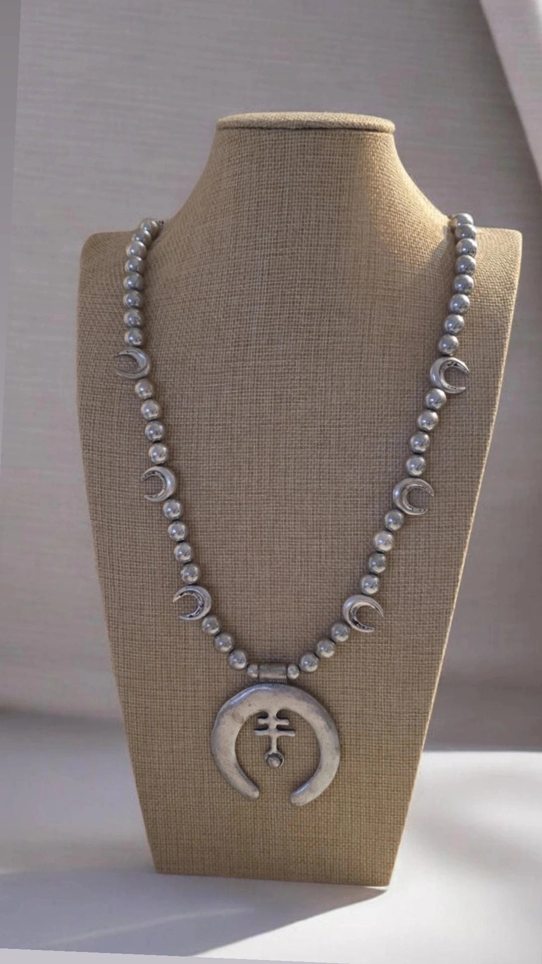 Lucky Horseshoe Long Necklace