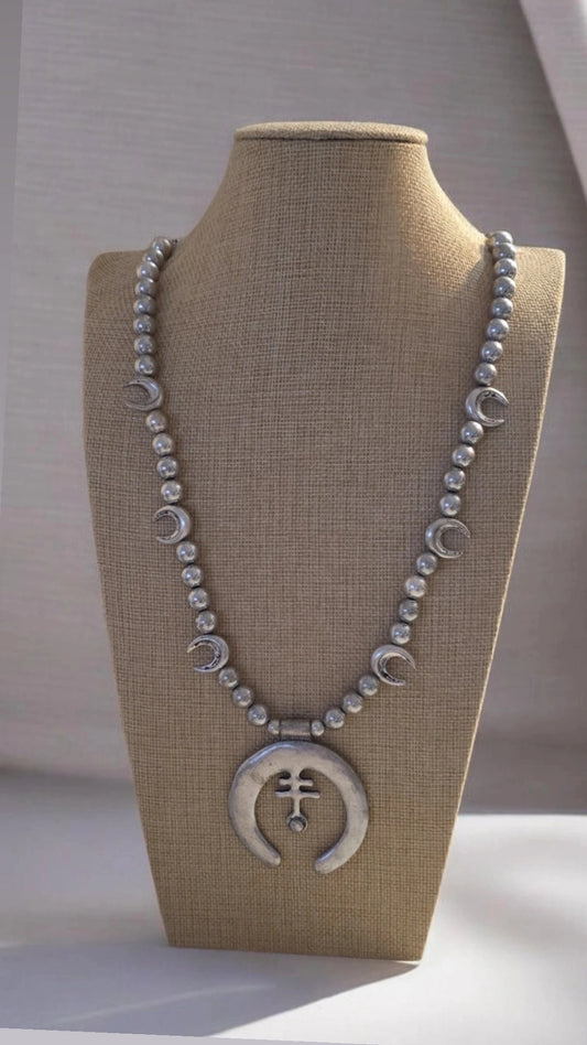 Lucky Horseshoe Long Necklace