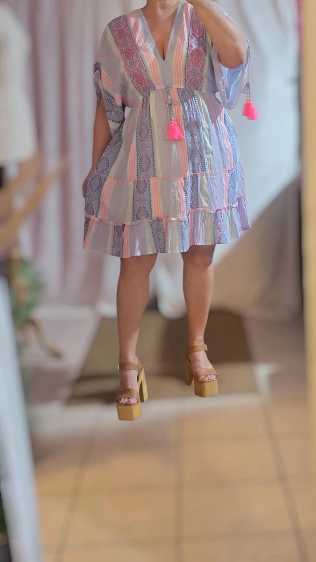 Ashan Boho short Dress