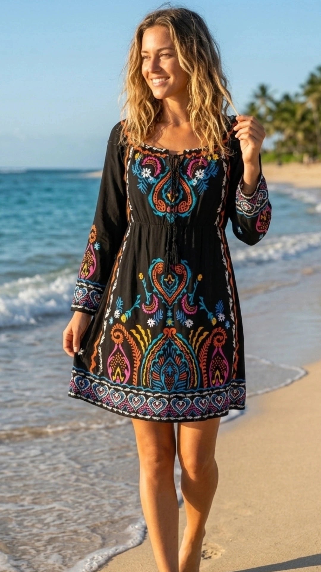 Bibi Boho Short Dress
