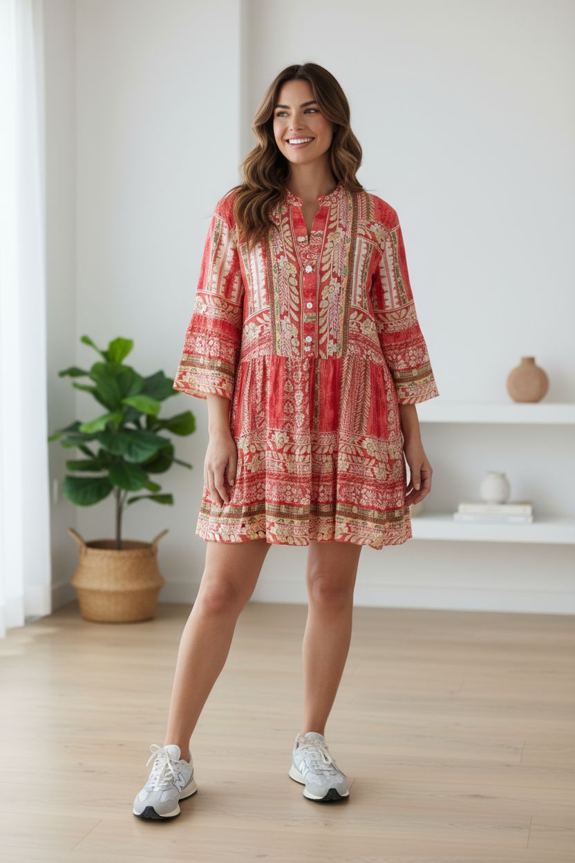 Monaco Boho Short Dress