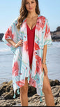 Melon Cover Up. Kimono Style