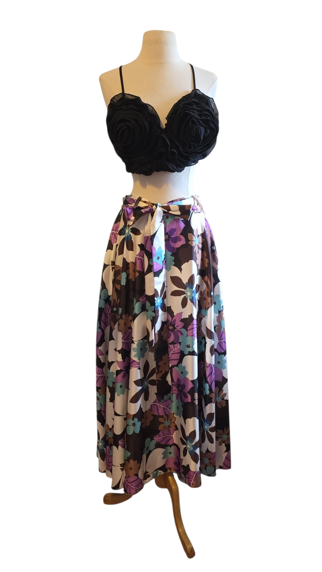 Flower Maxi Skirt
