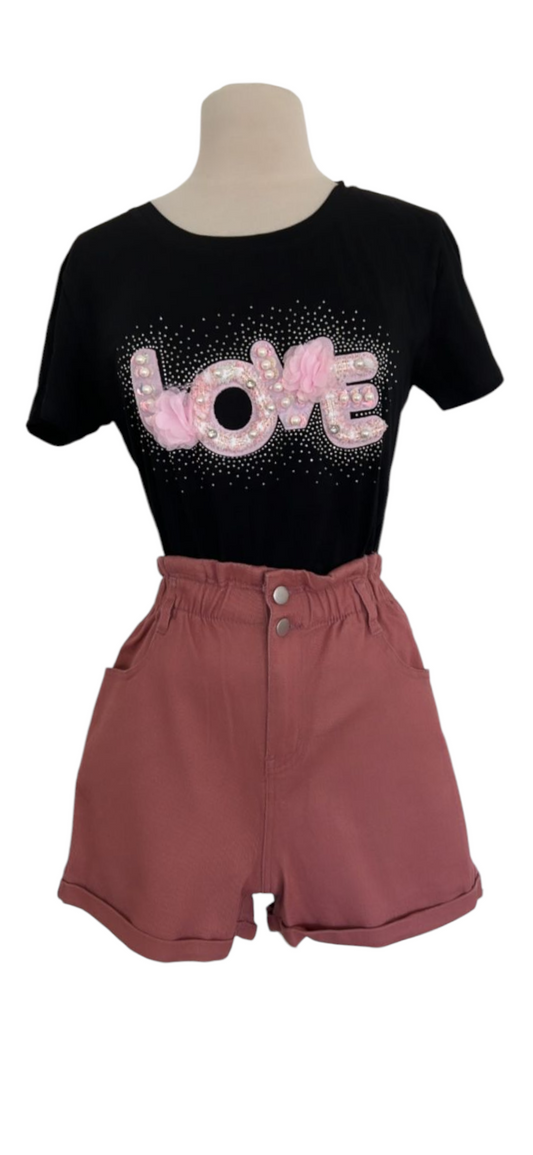 Bubble Denim Short