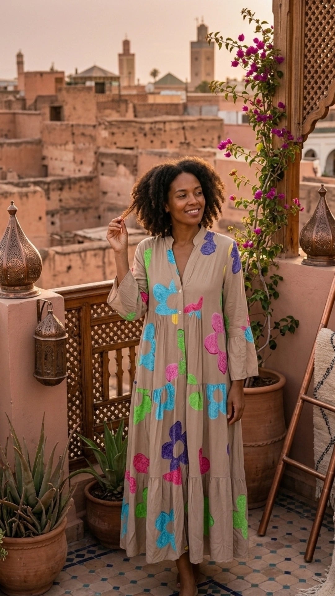 Flowers Maxi Dress