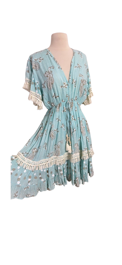 Soleil Boho Short Dress