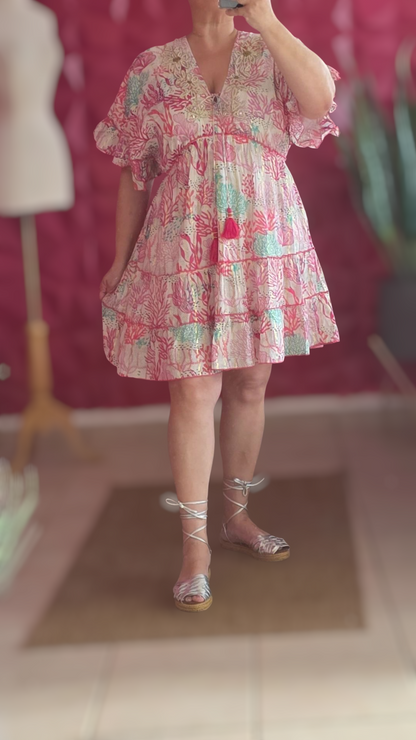 Marbella Short Boho Dress