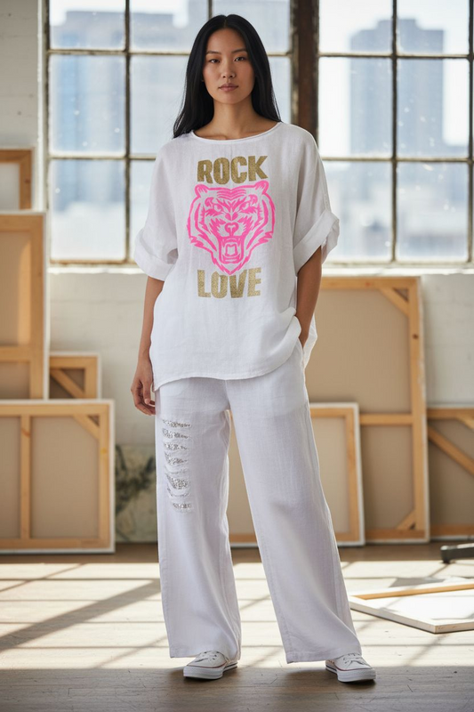 Rock Love Linen Shirt