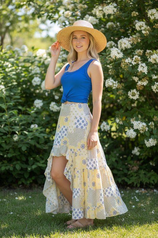 Good Summer High Low Skirt