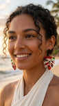 IsaZoe Monstera Earrings