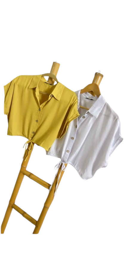 Aliza Crop Shirt