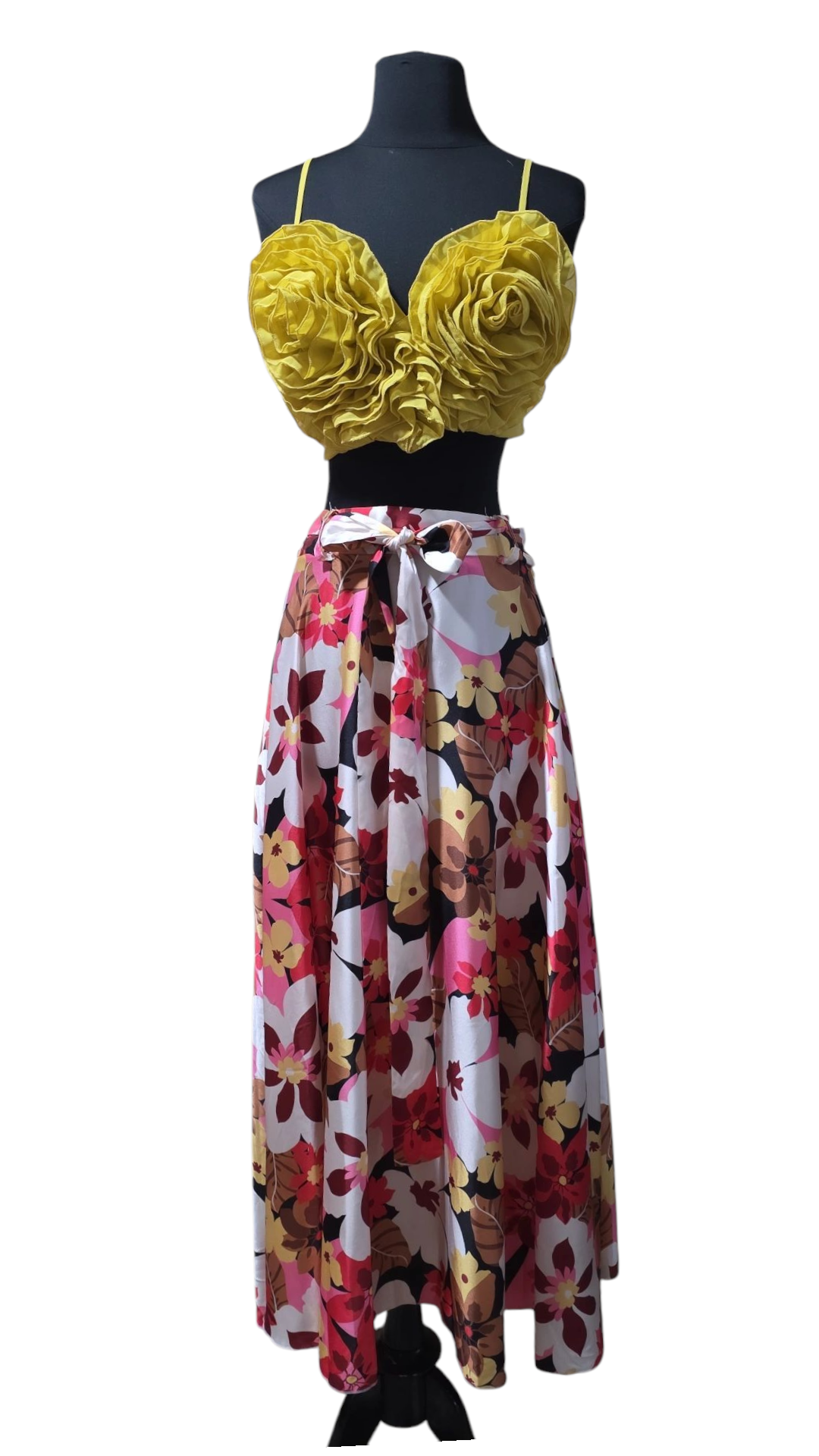 Flower Maxi Skirt