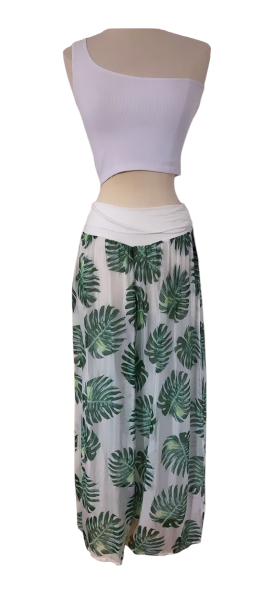 Leaf Palazzo Pant