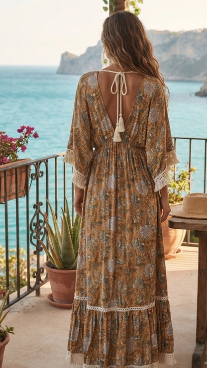 Anette Boho Maxi Dress