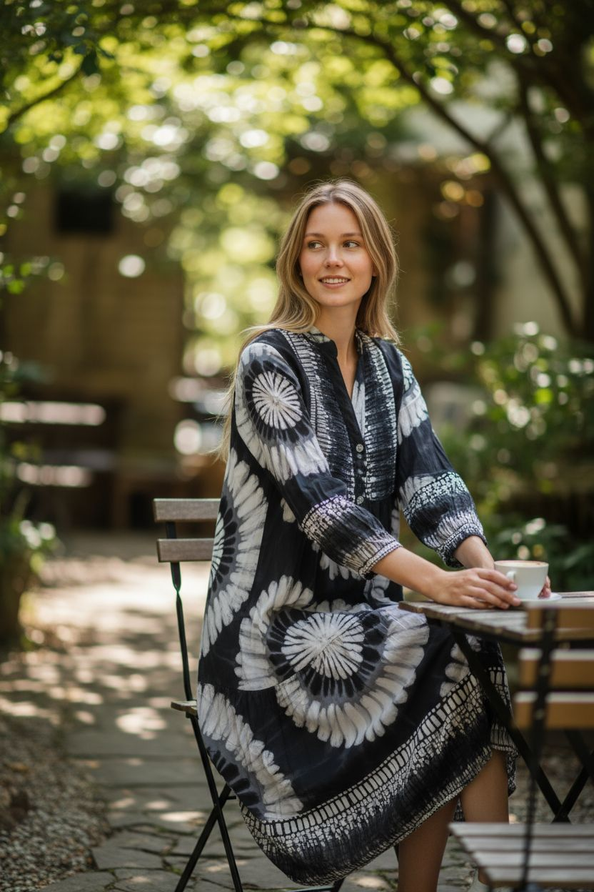 Italy Mix Maxi Dress