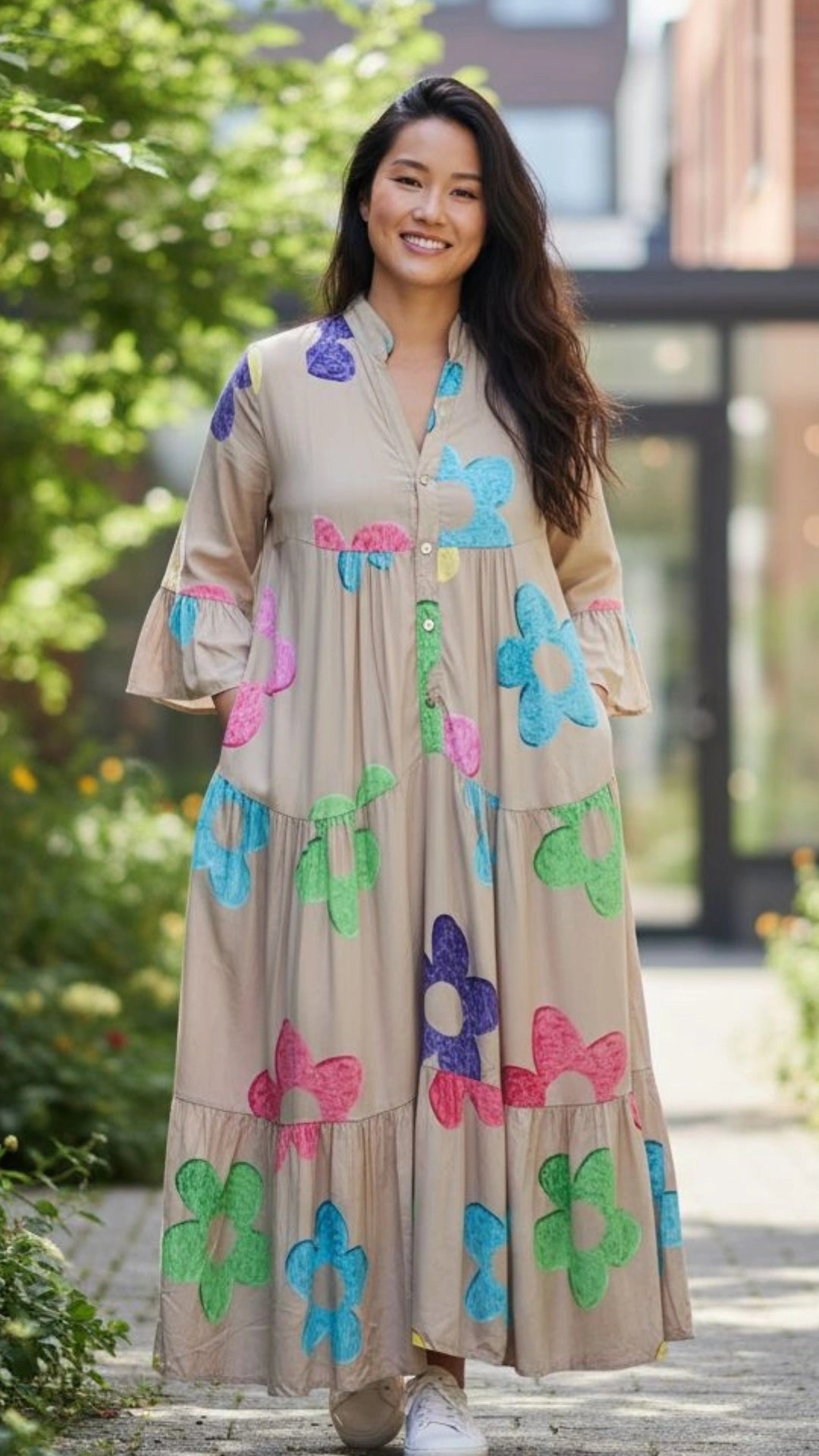 Flowers Maxi Dress