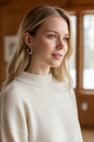 Pearls Hoops