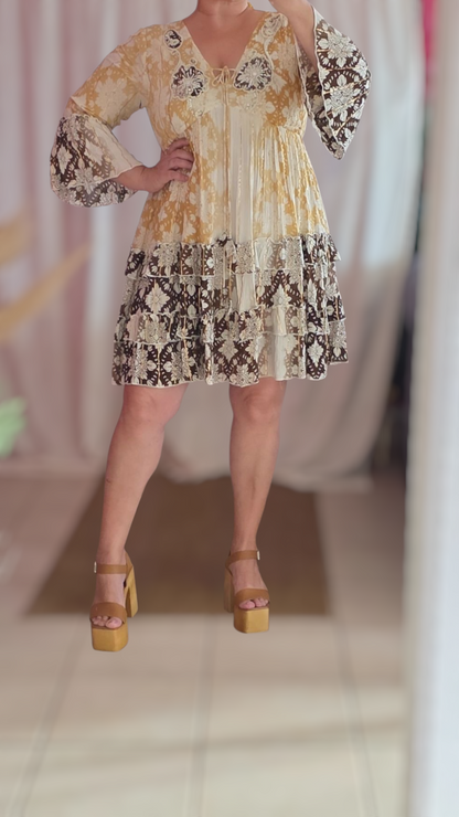 Dayna Boho Short Dress