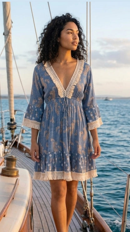Lola Short Boho Dress
