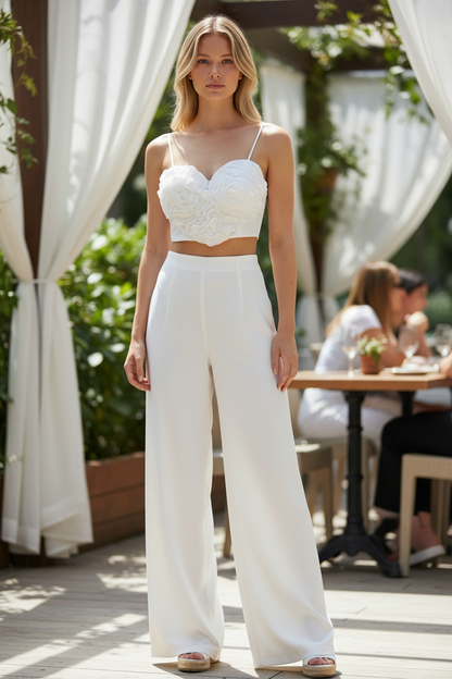 Heart Flower Crop Top