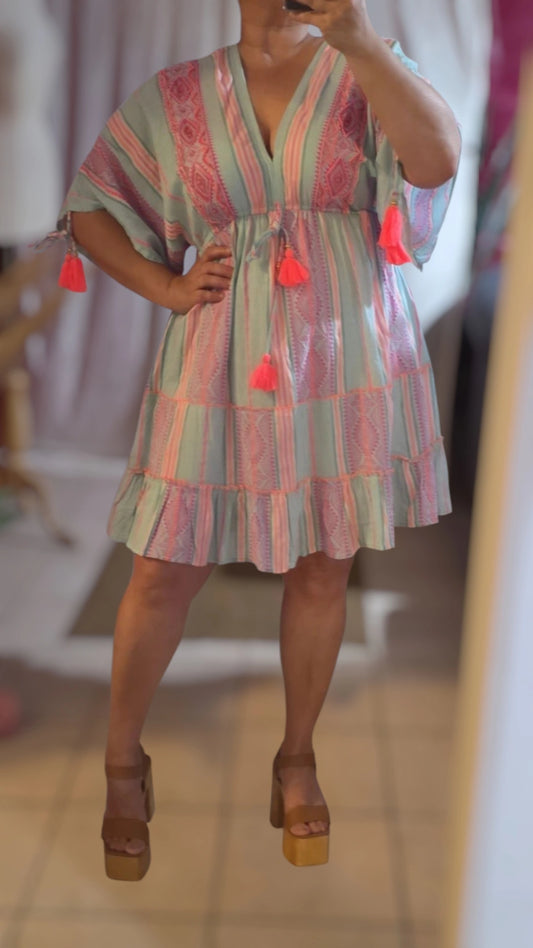 Ashan Boho short Dress