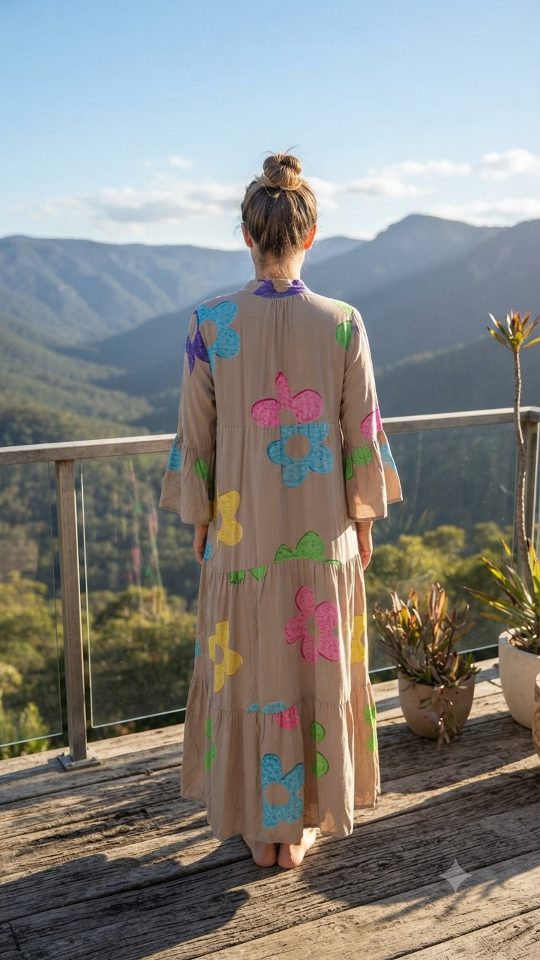 Flowers Maxi Dress