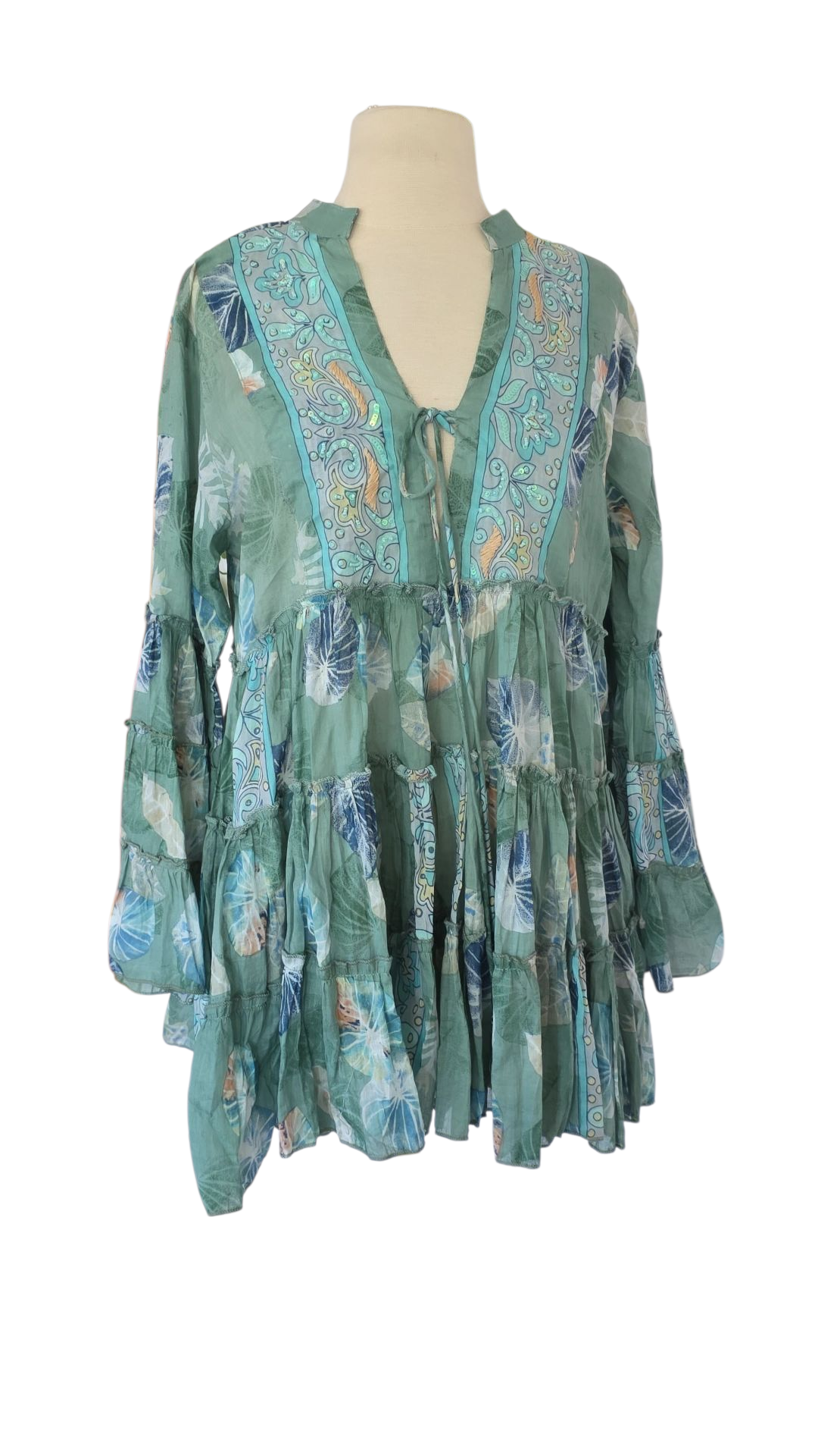 Bohemian Leaf Dress