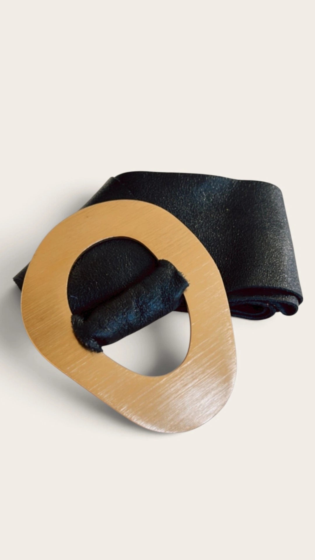Metallic Leather Belt