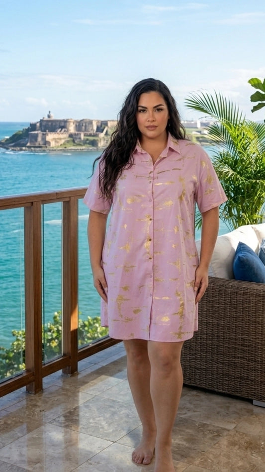 Amy Graphic Short Dress