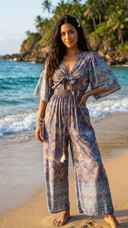 Silk Jumpsuit