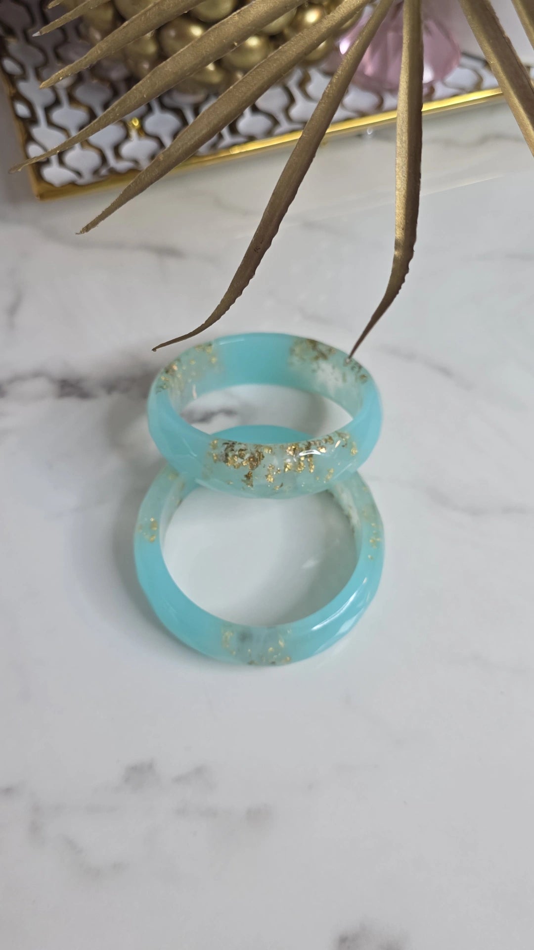 Magnolia Splash Bangles