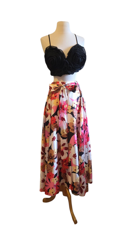 Flower Maxi Skirt