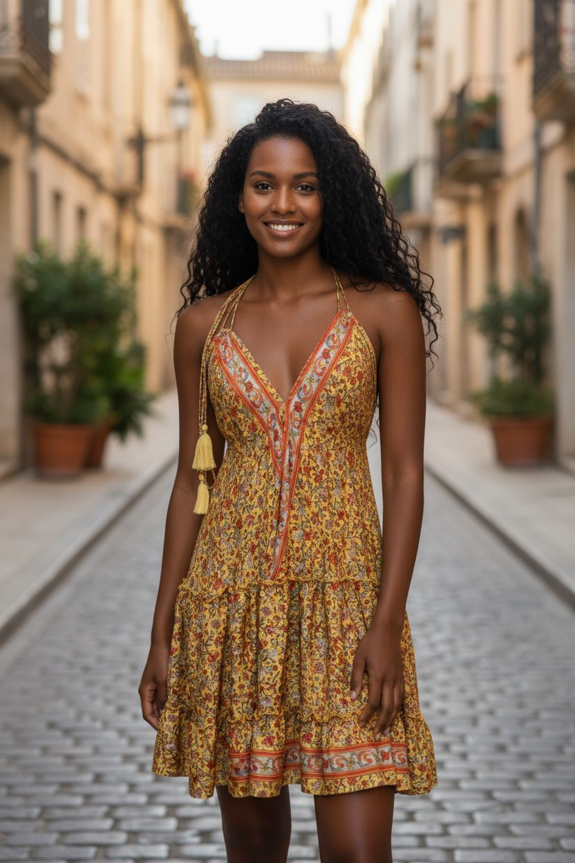 Ardi Boho Short Dress