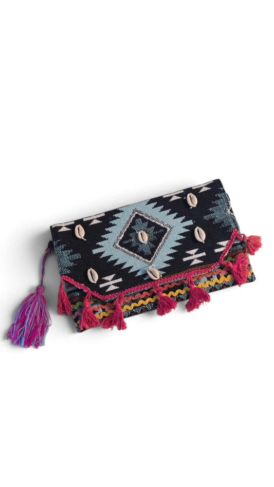 Boho Shell Clutch