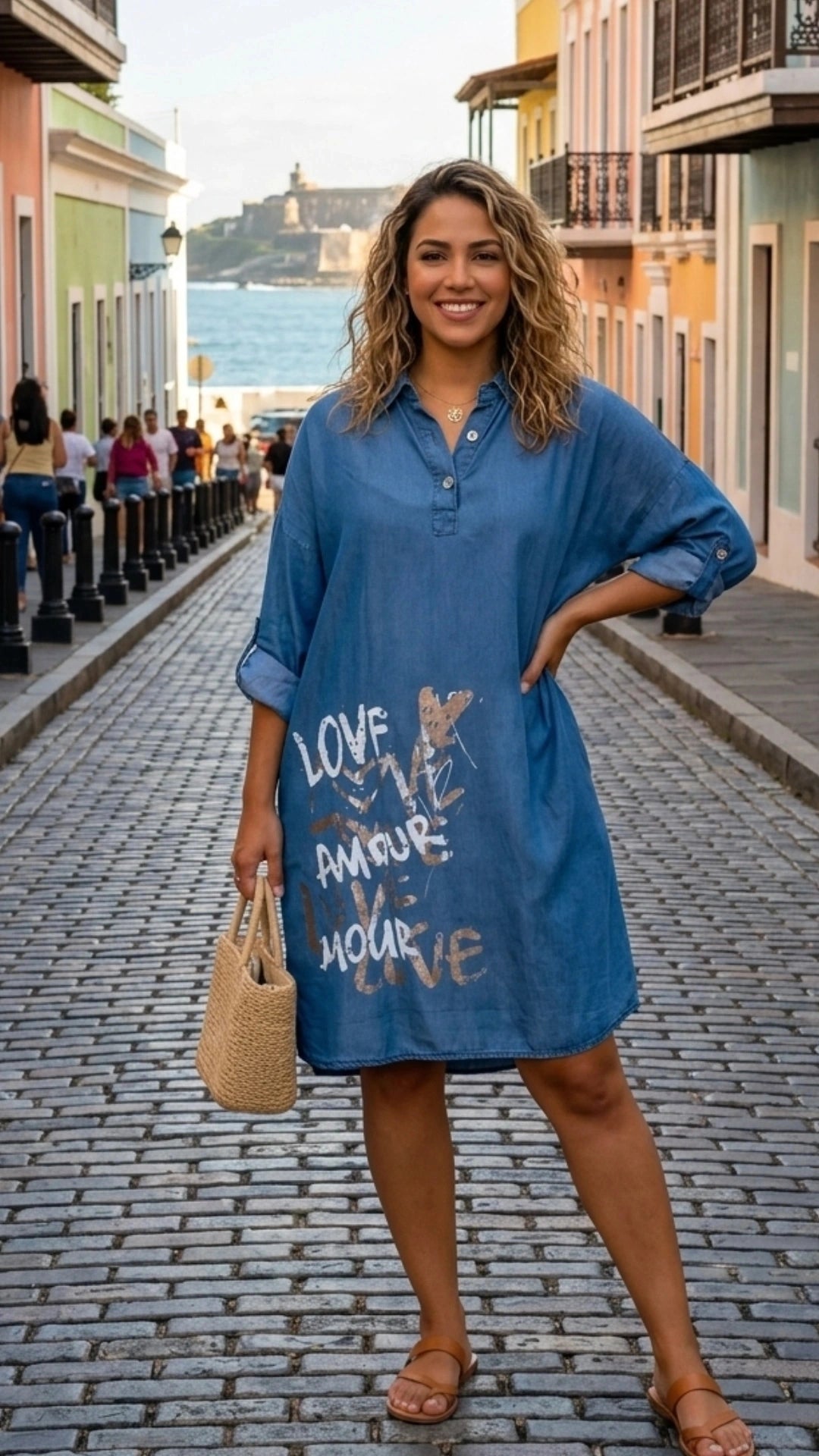 Denim Love Midi Dress