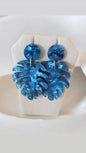 IsaZoe Monstera Earrings