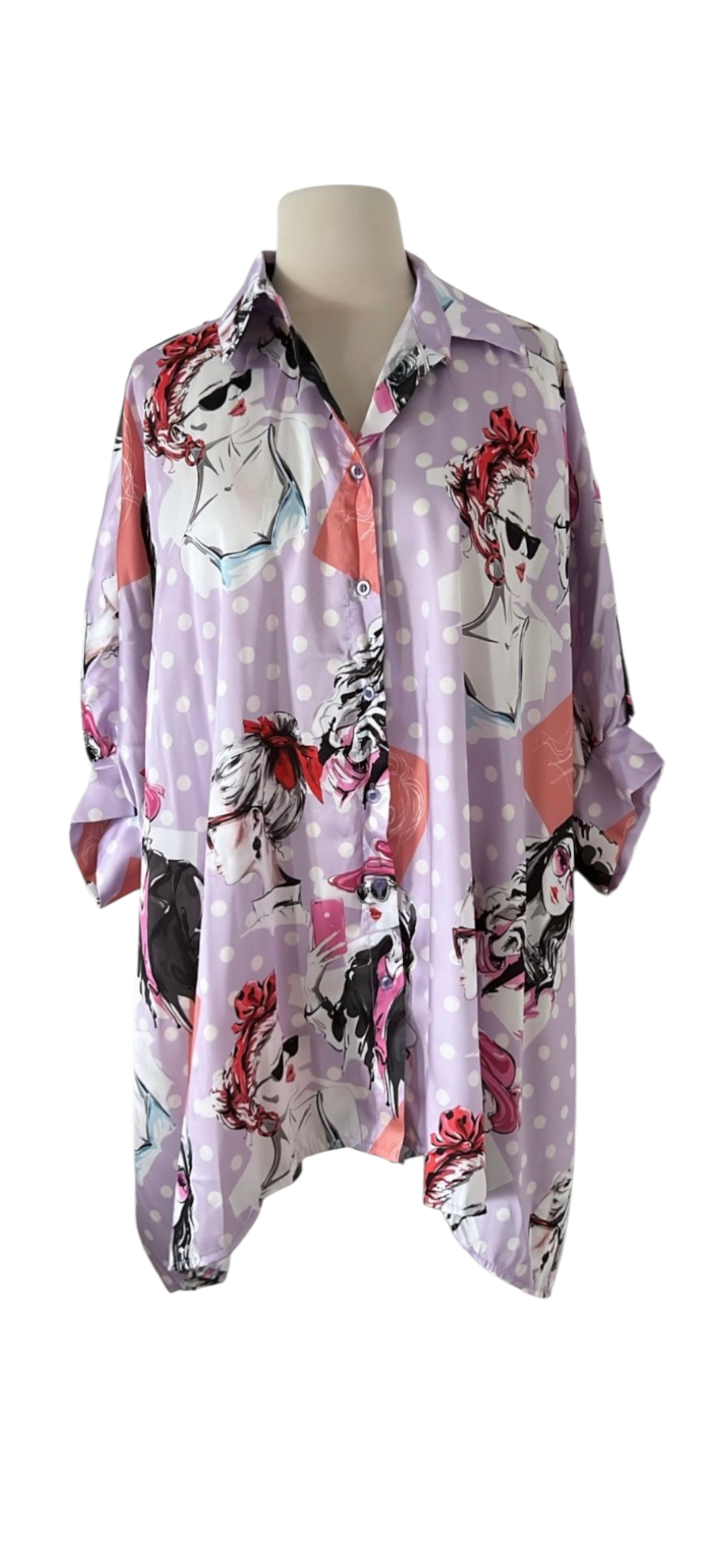 Fashion Woman Oversized Blouse