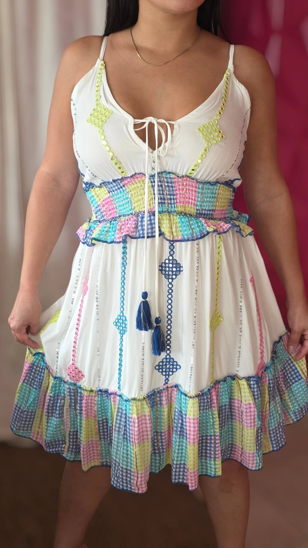 Laila Short Boho Dress