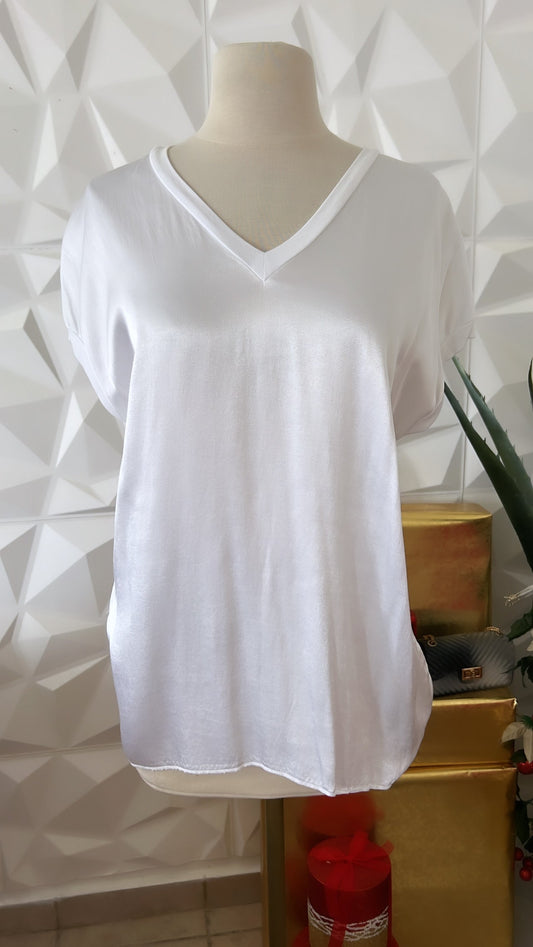 Satin Cotton Shirt