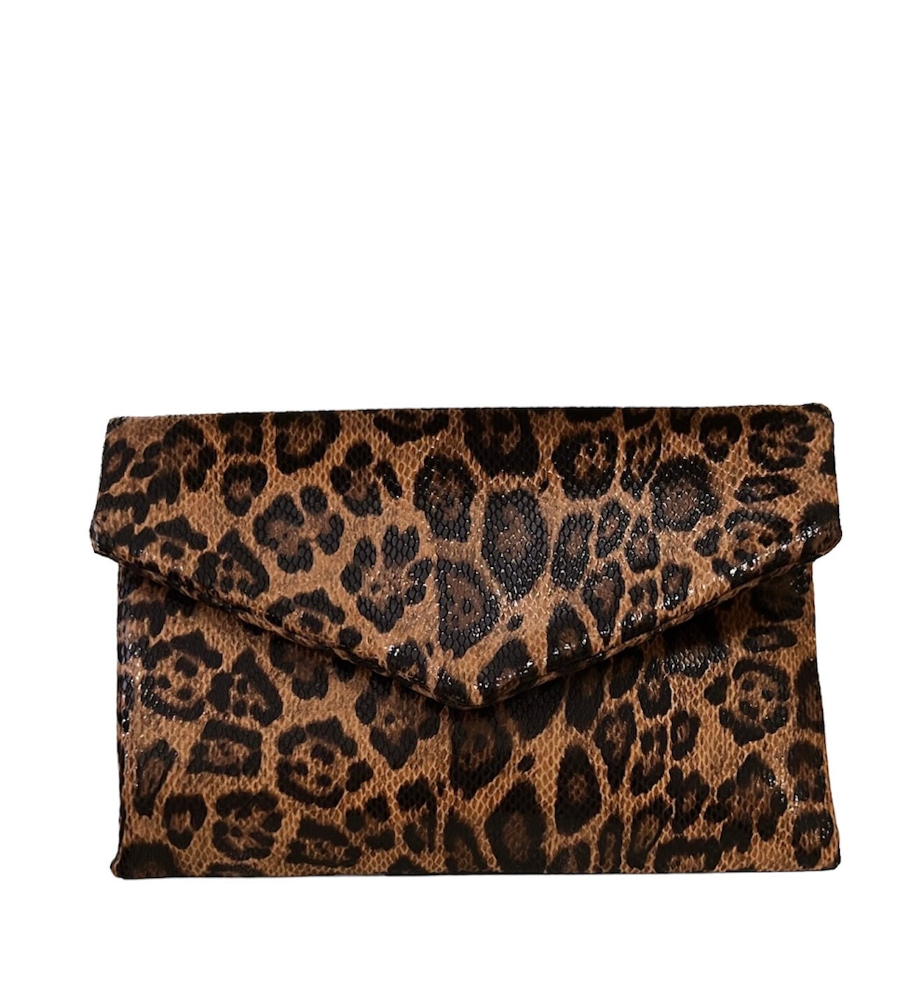 Snake Print Clutch