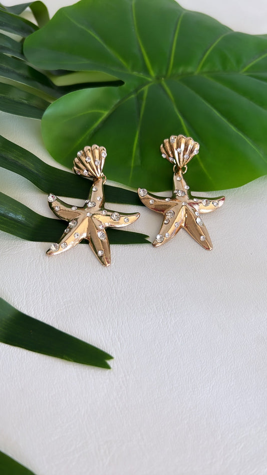 Star Shell Earring