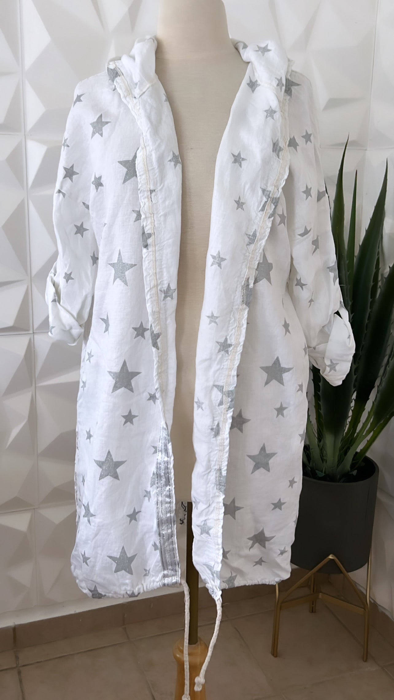 Star Silver long Cardigan