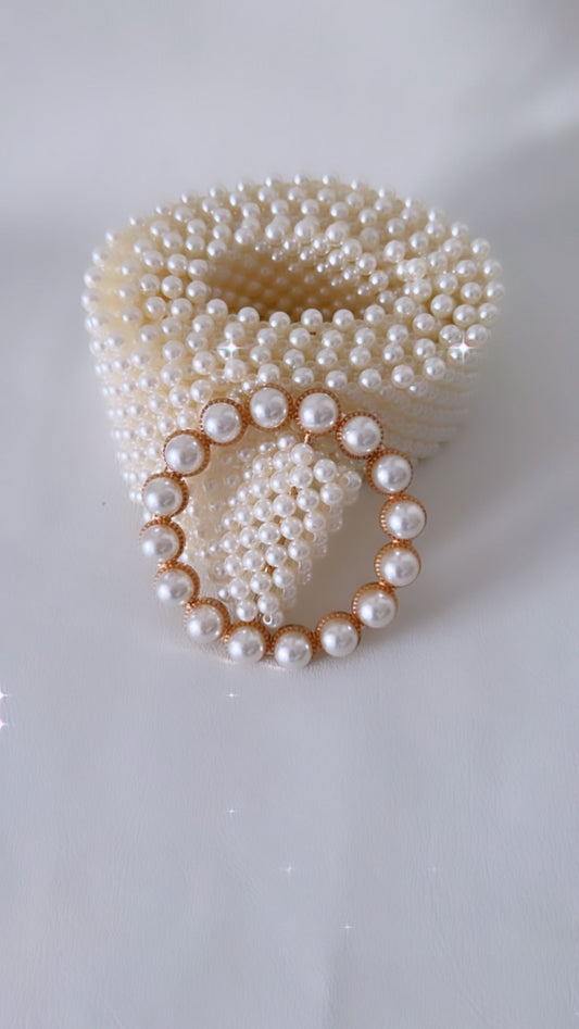White Pearls Belt